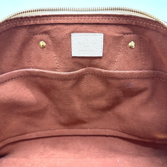 Louis Vuitton Monogram Implant Neo Alma PM Handbag Tourtrell Creme - Picture 7 of 8